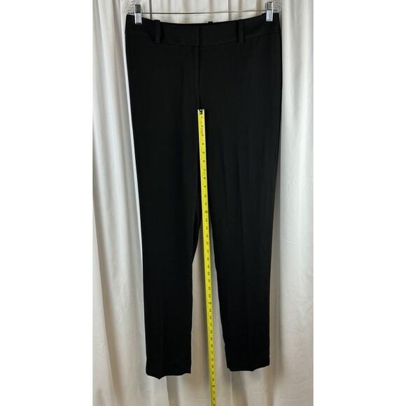 Ann Taylor LOFT Julie Fit Crepe Trousers Black  6 T Dark Academia Witchy  66-41 - Picture 8 of 15
